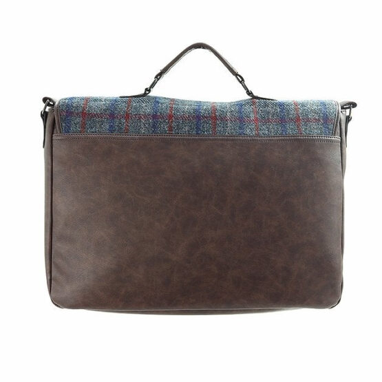 Harris Tweed Tas, The Finsbay PU Briefcase - Afbeelding 3