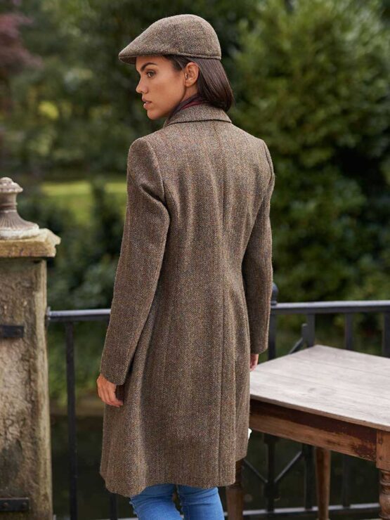 Wellington, Harris Tweed damesjas Evergreen - Afbeelding 2