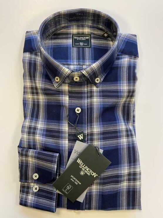 Shirt Wellington, Blue Check