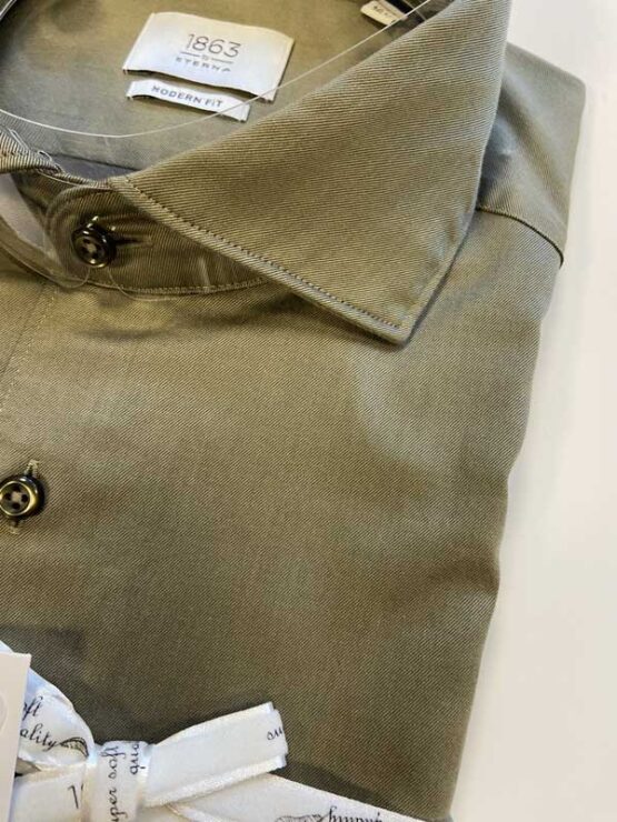 Eterna 1863, Overhemd Modern Fit Soft Tailoring Moss Green - Afbeelding 2