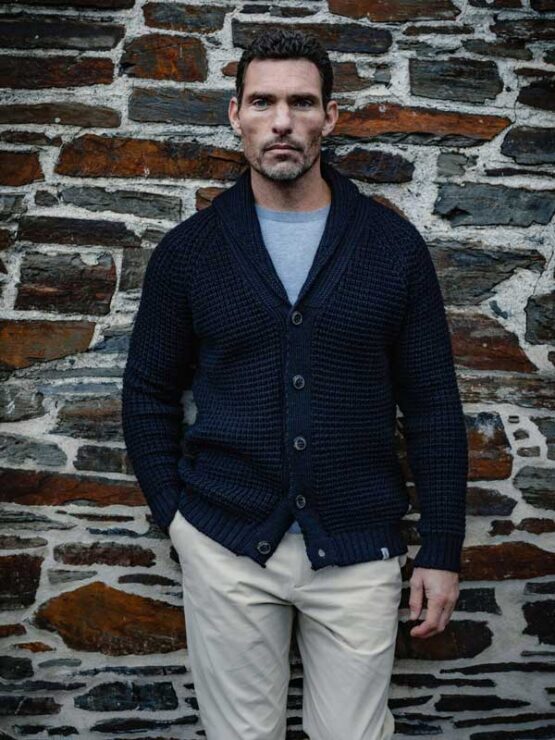 Peregrine,Waffle Shawl Cardigan - Afbeelding 4