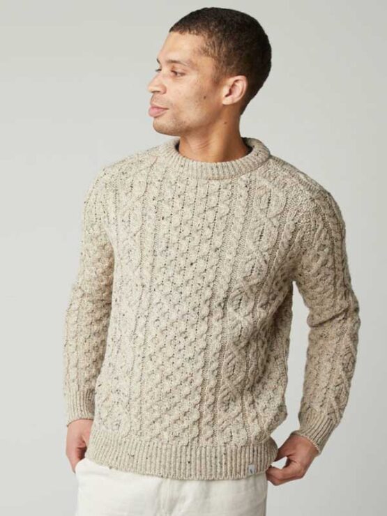 Peregrine,Hudson Aran Jumper, Skiddaw - Afbeelding 2