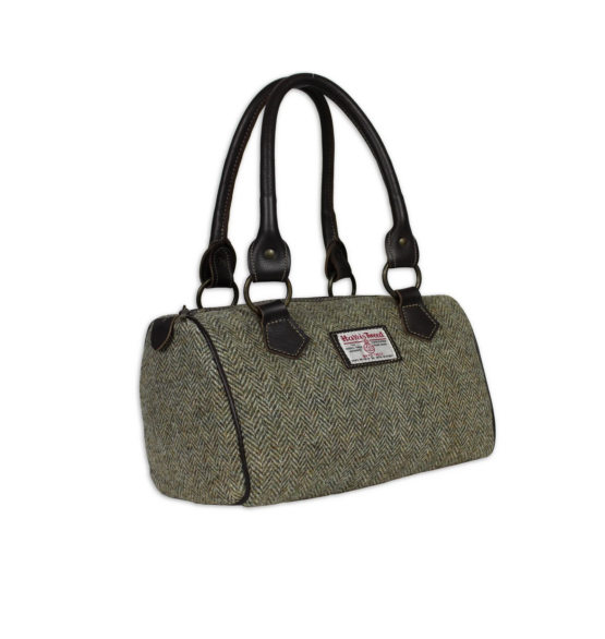 Bucktrout Barrel Bag Lovat Herringbone