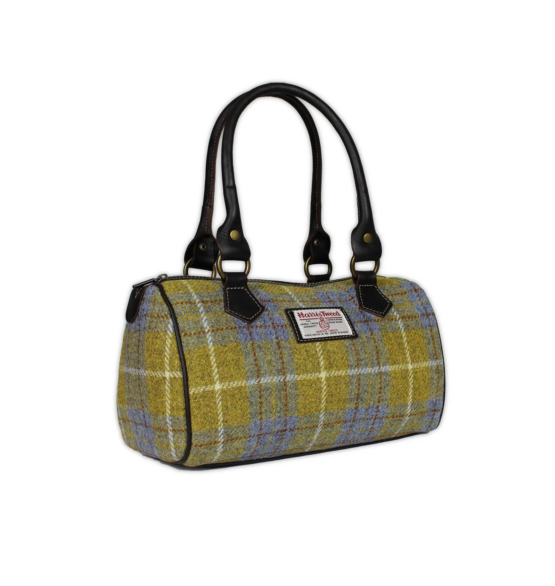 Bucktrout Barrel Bag Yellow Check