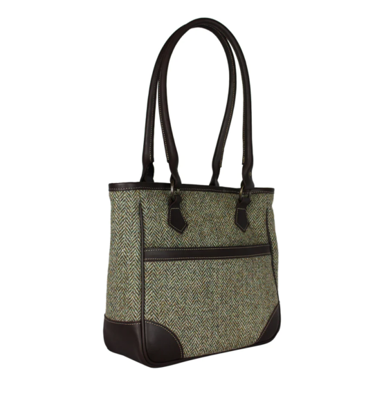 Bucktrout Shire Long Handled Bag Lovat Herringbone - Afbeelding 2