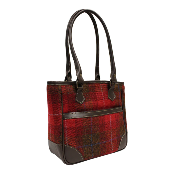 Bucktrout Shire Long Handled Bag Red Check - Afbeelding 2