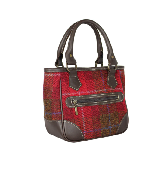 Bucktrout York Handbag Red Check - Afbeelding 2