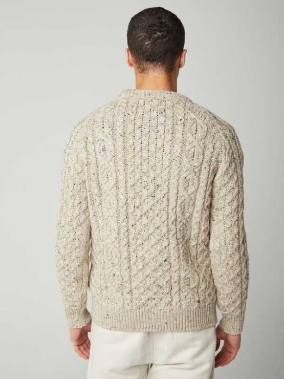 Peregrine,Hudson Aran Jumper, Skiddaw - Afbeelding 3