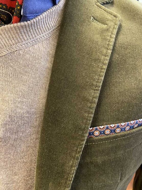 Rib Jacket Green Corduroy - Afbeelding 3