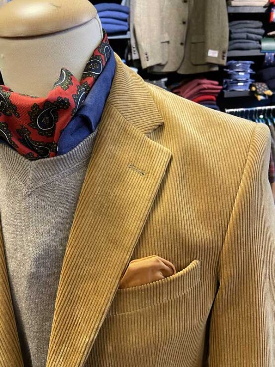 Wellington Jacket Warm Beige Corduroy - Afbeelding 2