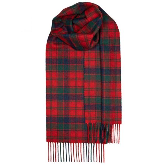 Lamswollen Shawl, Robertson Red Modern