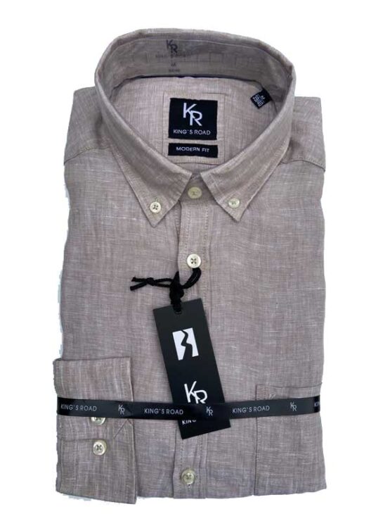 Shirt King's Road, Beige Linnen