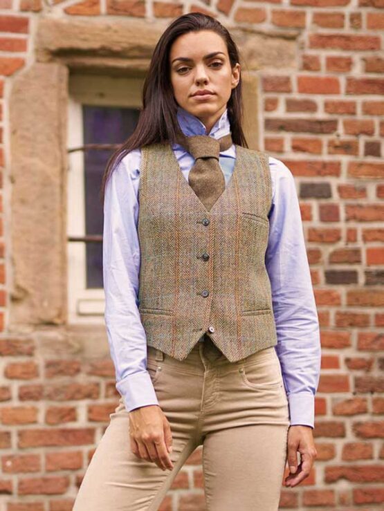 Wellington Harris Tweed Dames Vestje 629