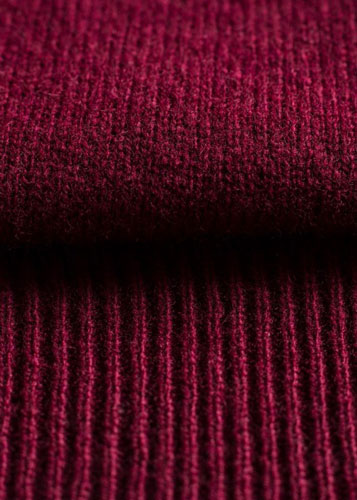 Alan Paine Lamswol Pullover Ronde-hals, Updated Fit - Bordeaux - Afbeelding 3