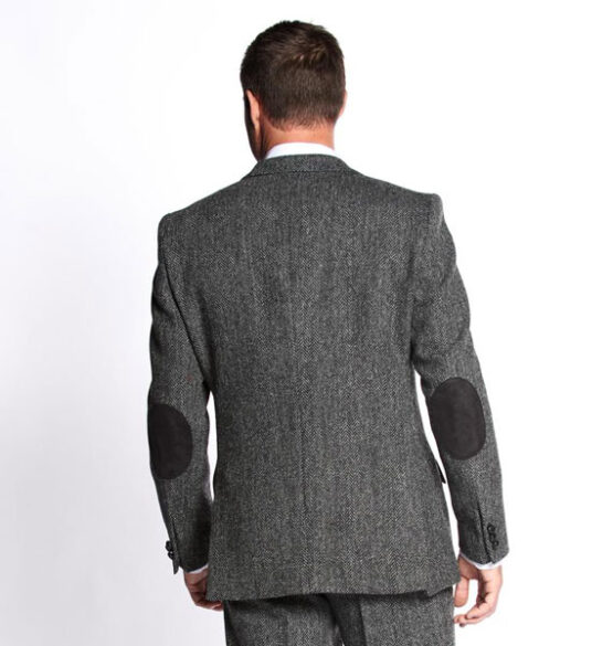 Harris Tweed Colbert, Patrick Jacket - Charcoal - Afbeelding 3