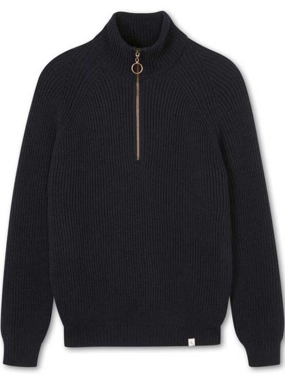 Pullover, Ford Zip neck Navy