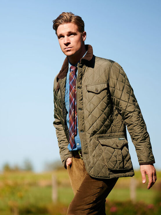 Stepp Jack Met Harris Tweed Details Groen