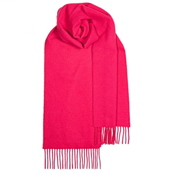 Lamswollen_Shawl__Bright_Pink