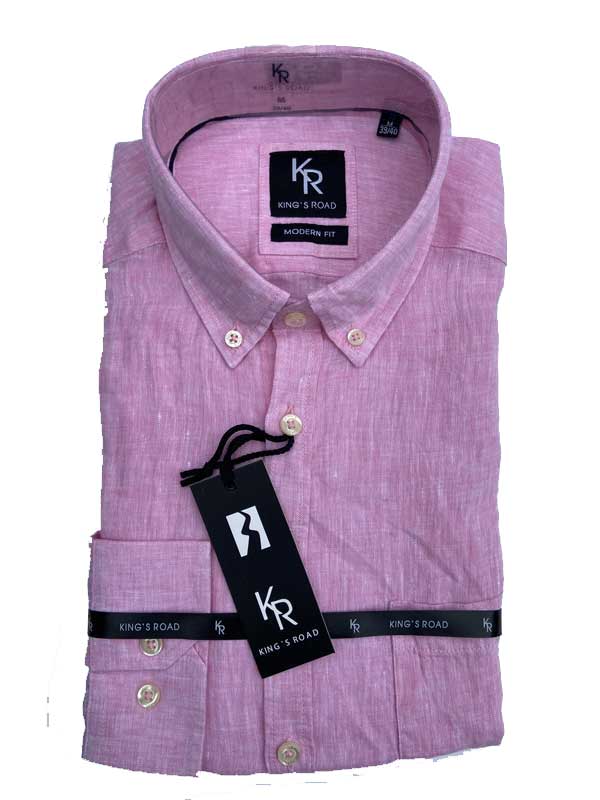 Shirt_King_s_Road__Roze_Linnen