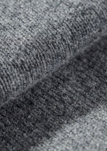 Alan Paine Lamswol Pullover Ronde-hals, Updated Fit - Grey Mix - Afbeelding 3