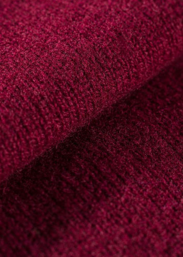 Alan Paine Lamswol Pullover V-hals, Updated Fit - Bordeaux - Afbeelding 2