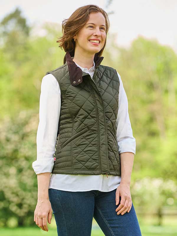 Wellington__Sportief_Dames_Vest___Bodywarmer_Gesteppt_Polarfleece