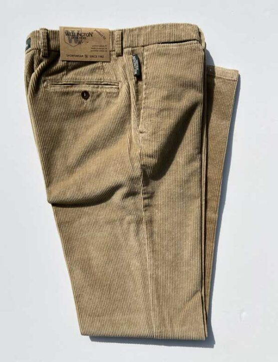 Wellington, Rib broek Beige