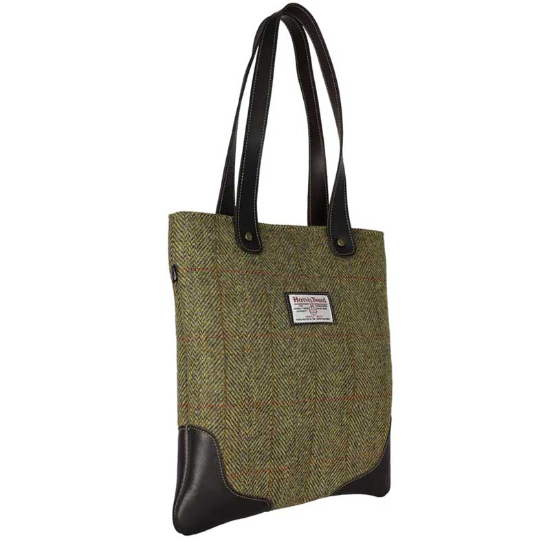 Otley_Tote_Harris_Tweed_Handbag_mustard