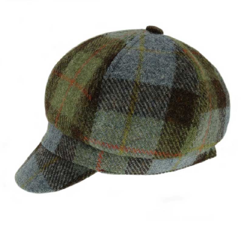 Harris_Tweed_One_Size_Ladies_Cap_in_MacLeod_Tartan
