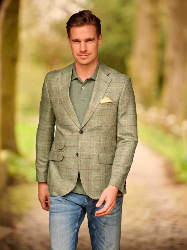 Zomer_Jasje_Wellington_Green_Check_Silk_3