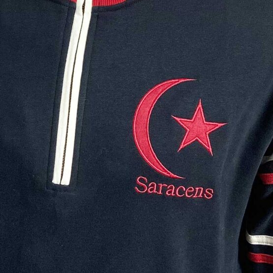 Saracens 1992 1/4 Zip - Afbeelding 2