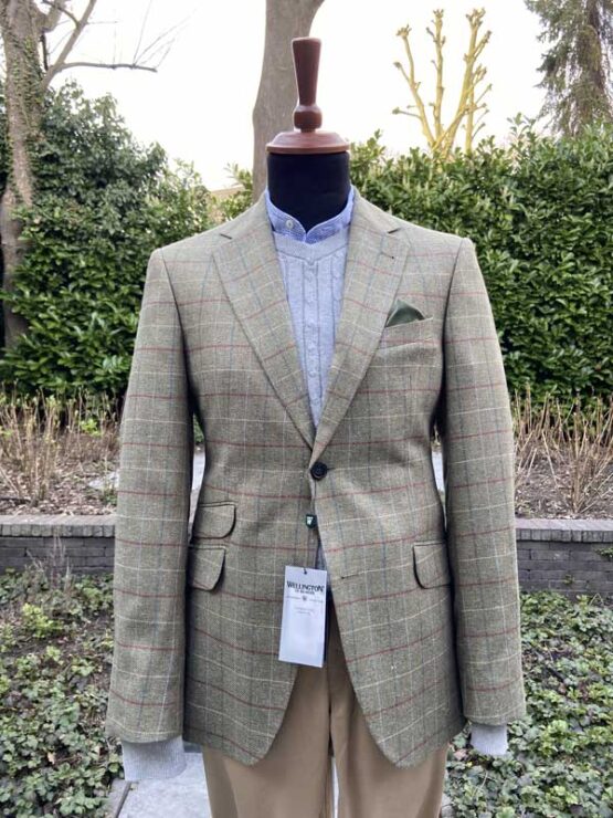 Zomer Jasje Wellington Green Check Silk - Afbeelding 5