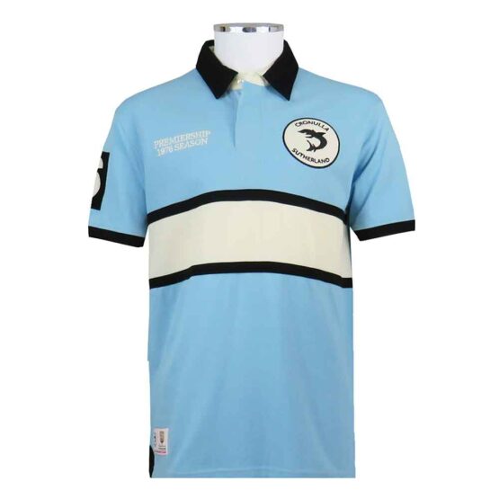Cronulla Rugby League Shirt 1957 Polo Vintage 1976