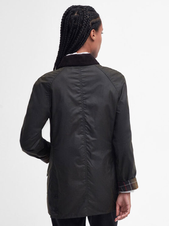 Barbour Classic Beadnell Wax Jacket Olive - Afbeelding 3