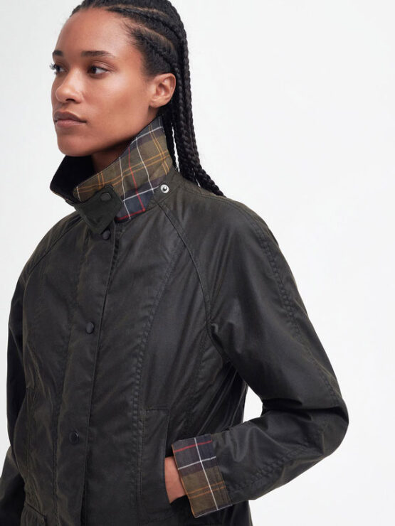 Barbour Classic Beadnell Wax Jacket Olive - Afbeelding 4