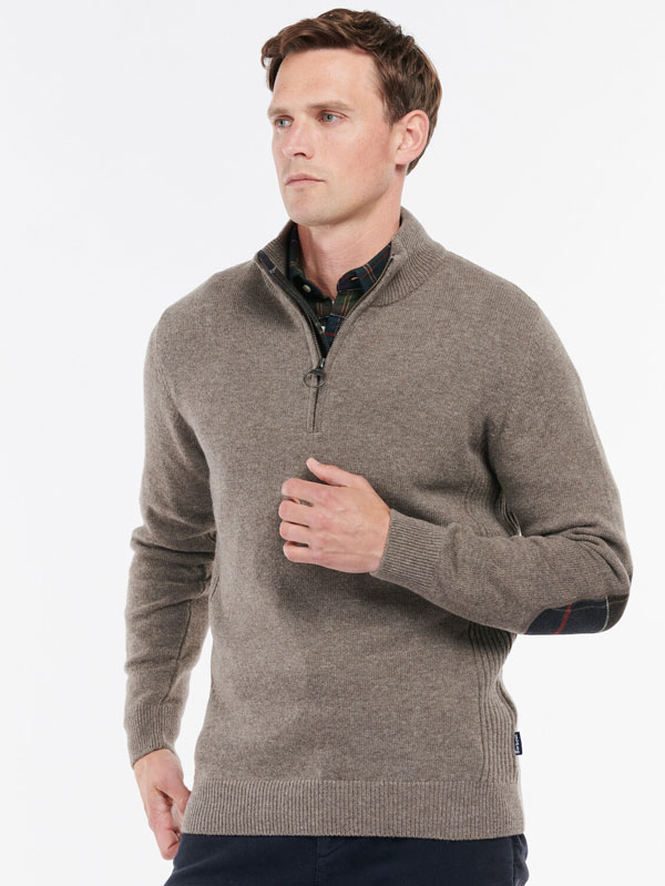 Barbour_Holden_Half_Zip_Knitted_Jumper_Military_Marl