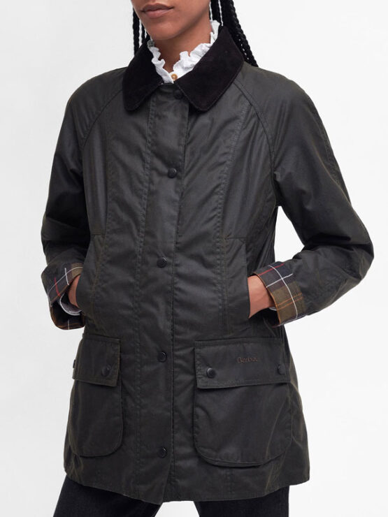 Barbour Classic Beadnell Wax Jacket Olive - Afbeelding 5