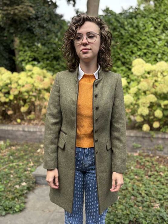 Tweed Jacket Millie Olive