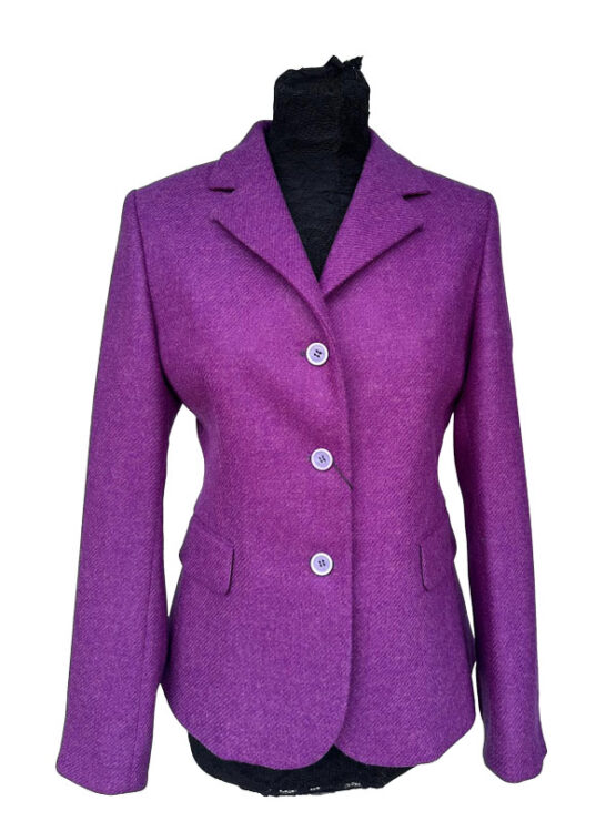 Tweed Jacket Becca Purple