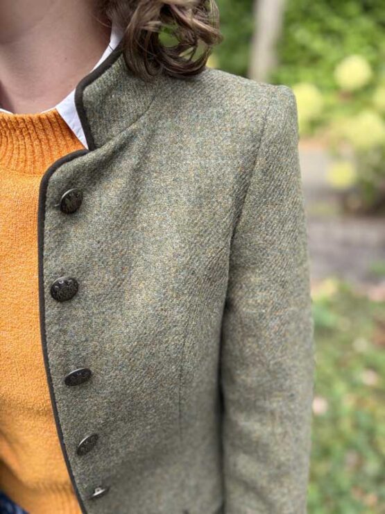 Tweed Jacket Millie Olive - Afbeelding 2