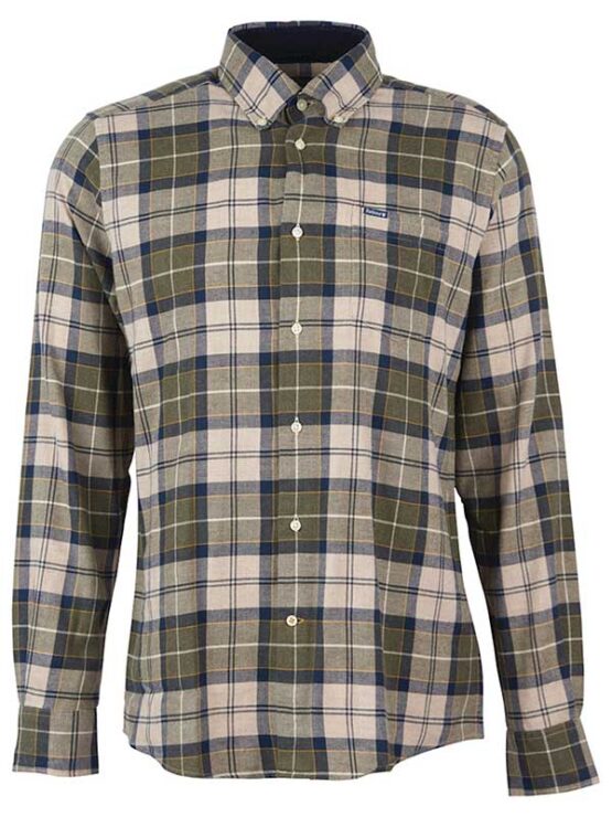 BARBOUR FORTROSE TAILORED TARTAN SHIRT Forest Mist
