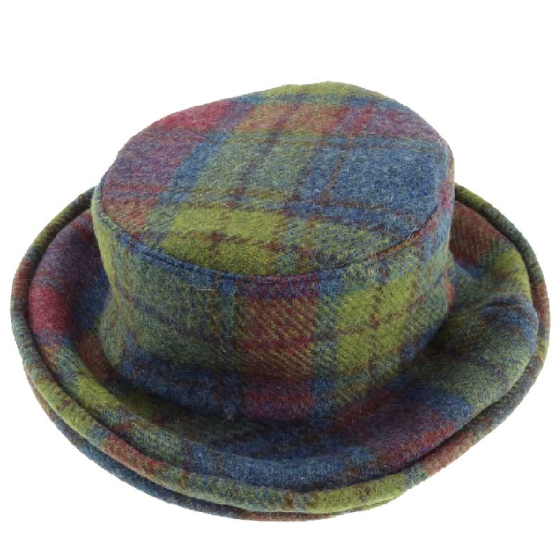 Harris_Tweed_Ladies_One_Size_Cloche_Hat_in_Multi_colour_Tartan