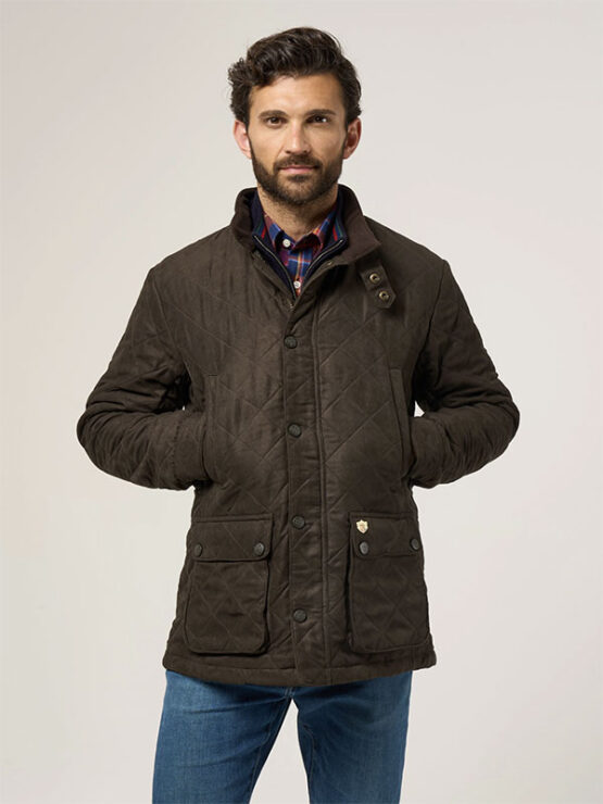 Alan Paine, Quilted Jacket Olive