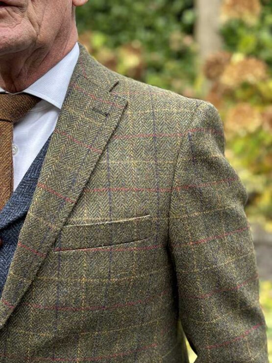 Sheppard & Jones, Tweed Jacket Dark Green - Afbeelding 2