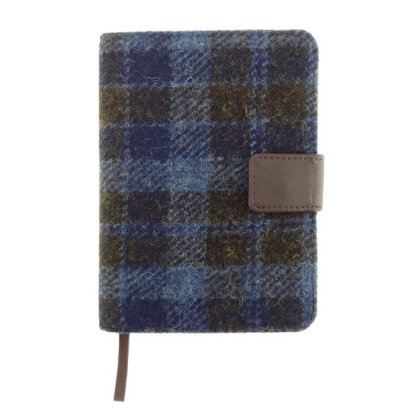 Harris_Tweed__Lomond__Address_Book_in_Blue_Brown_Check