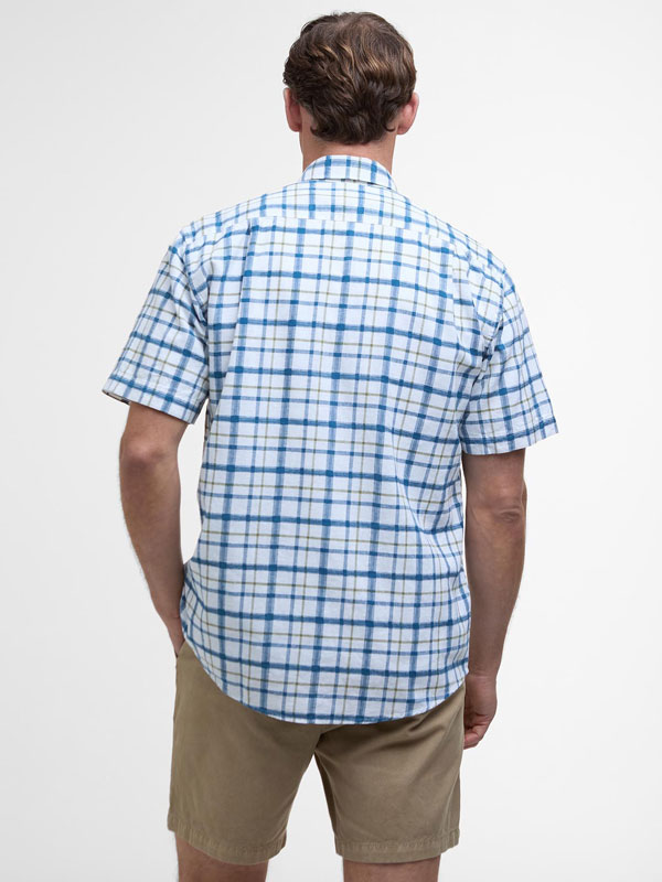 Barbour Glover Regular Short-Sleeved Shirt Linnen Blend - Afbeelding 3