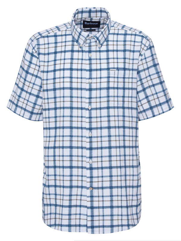 Barbour Glover Regular Short-Sleeved Shirt Linnen Blend - Afbeelding 6