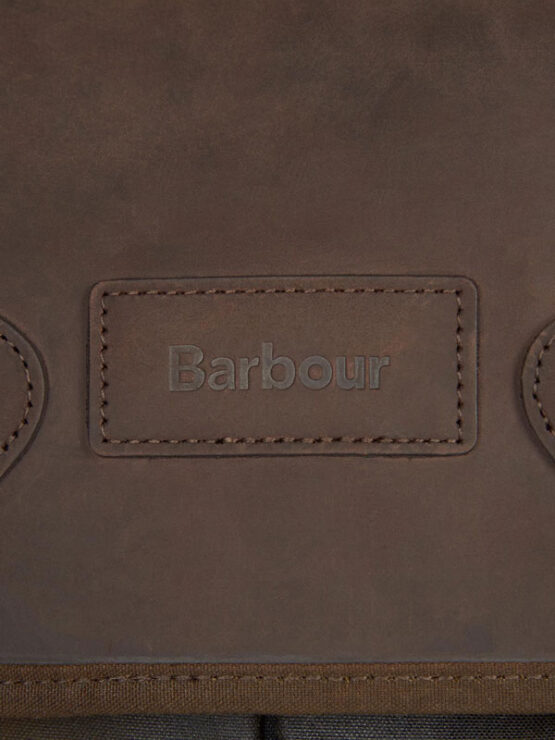 Barbour Wax Leather Tarras Bag Olive - Afbeelding 6