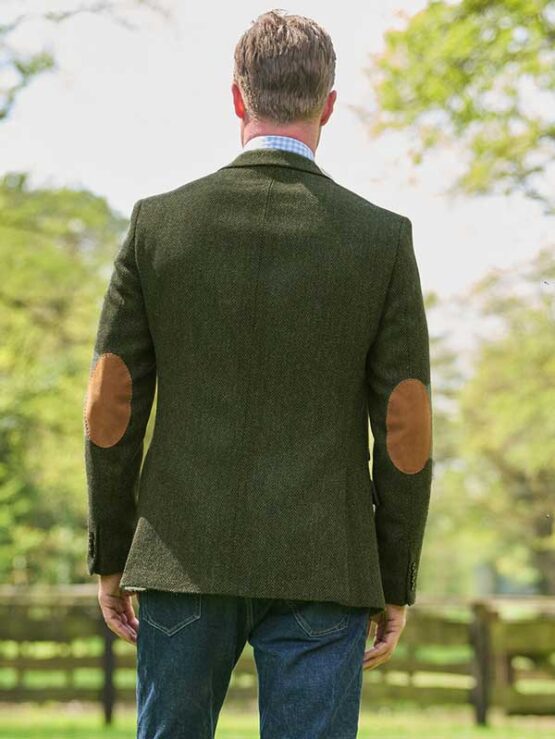 Harris Tweed Jacket 632 Green HB - Afbeelding 2