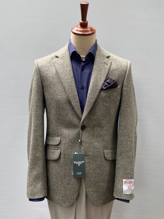 Harris Tweed Jacket Beige/grijs melange